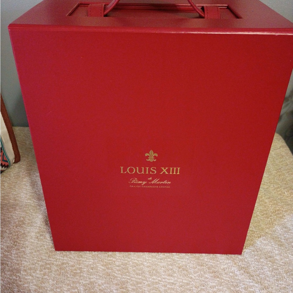 Louis XIII Red Box and Bottle